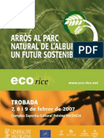 Encuentro ECO-RICE Libro de Ponencias - Arroz en Albufera Un Futuro Sostenible