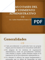 Etapas o Fases Del Procedimiento Administrativo