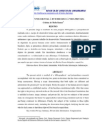 O DIREITO À INTIMIDADE E À VIDA PRIVADA NA REVISTA DE DIREITO DA UNIGRANRIO