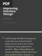 Download Improving Interface Design by ayeh SN16144820 doc pdf