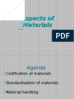 Aspects of Materials Management