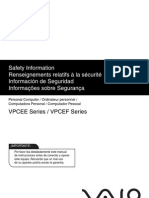 VPCEE4 EF4 Series Safety