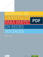 Manual de orientación para participar en redes sociales