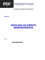 SDA01_Simulado de Direito Administrativo_I
