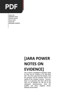 Jara Power Notes