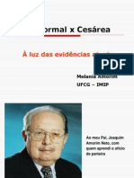 Parto Normal x Cesárea