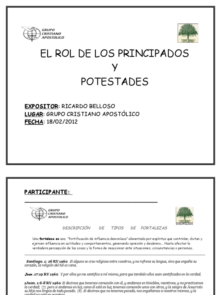 Principados y Potestades Espirituales | PDF | Pecado | Lujuria