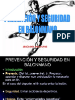 Prevencion y Seguridad en Balonmano