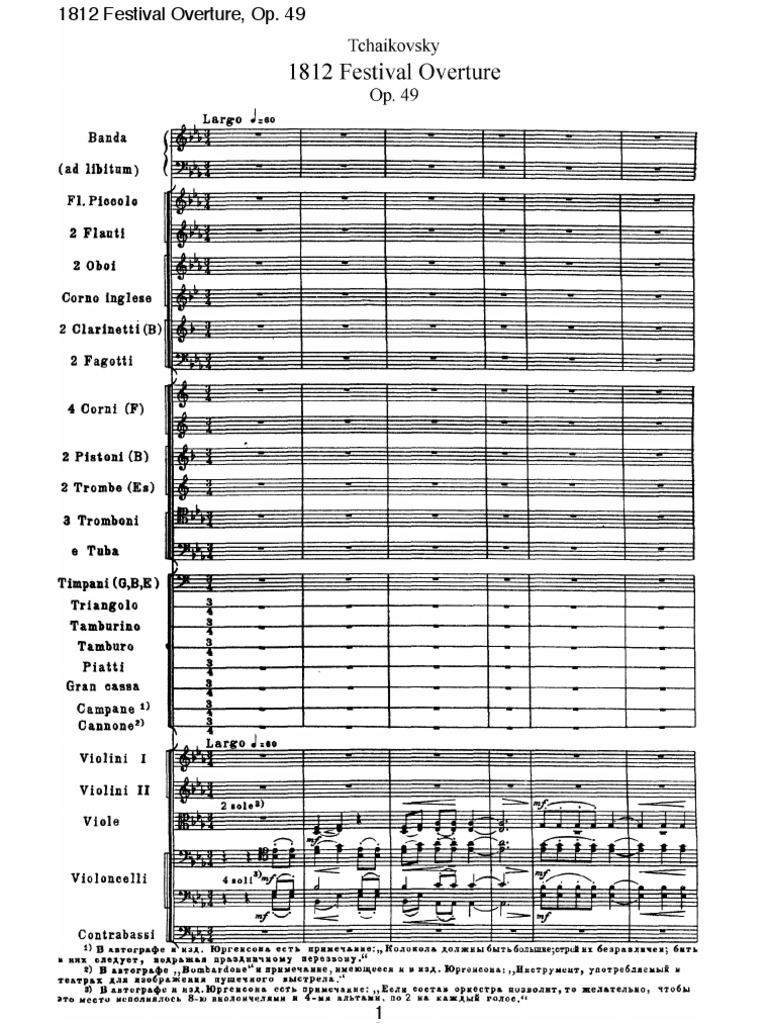1812 Overture Pdf