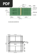 PERATURAN SAIZ GELANGANG BADMINTON