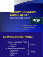 Microprocessor Based Relay: Maintenance and Training