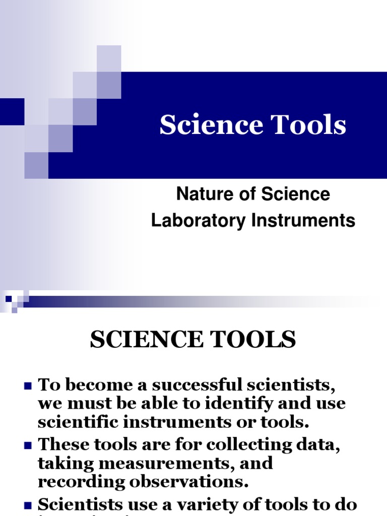 Essential Science Tools Explained | PDF | Wellness | Science & Mathematics