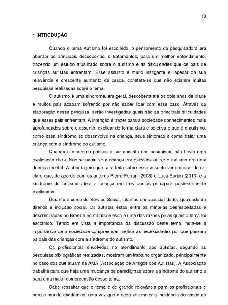 Exemplo De Desenvolvimento De Um Trabalho Academico