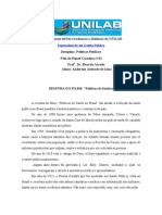 RESENHA FILME Políticas de Saúde No Brasil Anderson Andrade de Lima