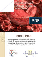 EXPOSICION No 5. Proteínas Del Suero Sanguíneo