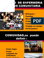 Proceso en Comunidad Valoracion, Problemas, Diagnósticos Cipe