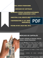 Crisis Financiera (Mercado de Capitales)