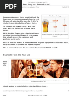 What’s common for Beer Mug and Power Factor