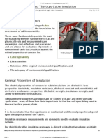 The Good, The Bad and The Ugly Cable Insulation