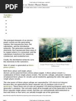 Single-Phase Power Vs Three-Phase Power