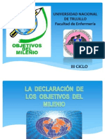 Objetivos Del Milenio.. Diapos