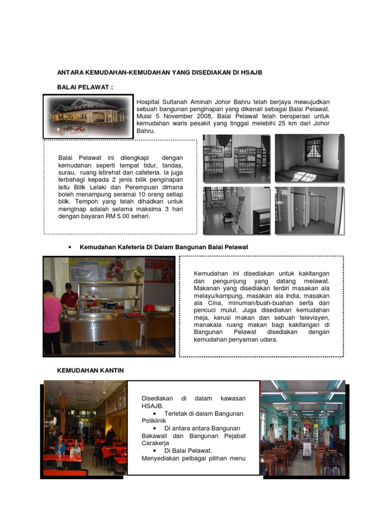 Kemudahan Kedai Roti