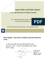 GRA 5917: Input Politics and Public Opinion: Panel Data Regression in Political Economy