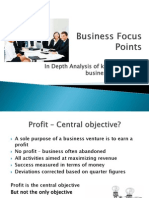 Business Focus Points