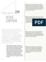 In Conversation - Peter Zumthor