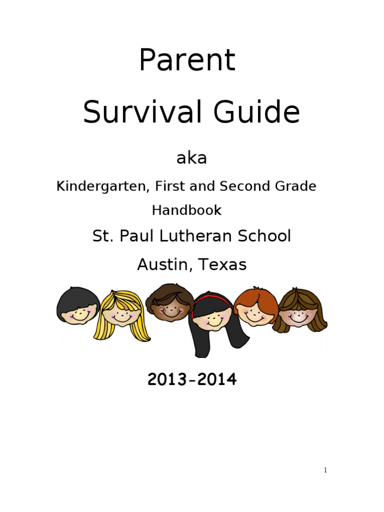 St. Paul Lutheran School Parent Guide | PDF