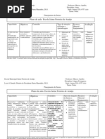 Artes plano de aula 2013 Escola Municipal Jaime Ferreira de Araújo