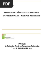 Semana Ciência e Tecnologia - Campus Alegrete