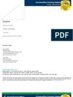 International Commodities Evening Update, August 20 2013