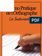 Memo Pratique de L'orthographe