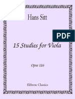 Viola - Estudo - Hans Sitt