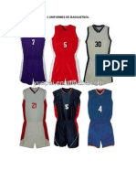 5 Uniformes de Basquetbol