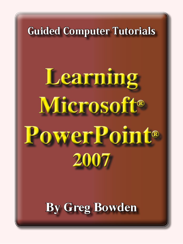 Learning Microsoft Powerpoint | PDF | Microsoft Power Point | Page Layout