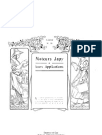 Histoire Des Moteurs Japy Et Applications (Catalogue Nancy 1909)