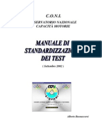 Manuale Di Standardizzazione Dei Test - Buonaccorsi