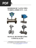 Medidor de Vazao Tipo Turbina