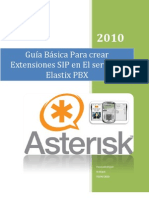 Guia Basica Para Crear Extensiones SIP en Elastix PBX-1