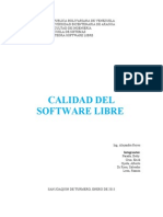 Calidad Del Software Libre