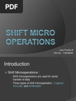 Shift Micro Operations