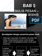 Menulis Pesan - Pesan Bisnis