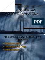 Bahan Presentasi (Isu Lingkungan Global Dan Nasional)