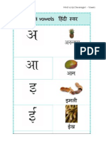 Hindi Vowels