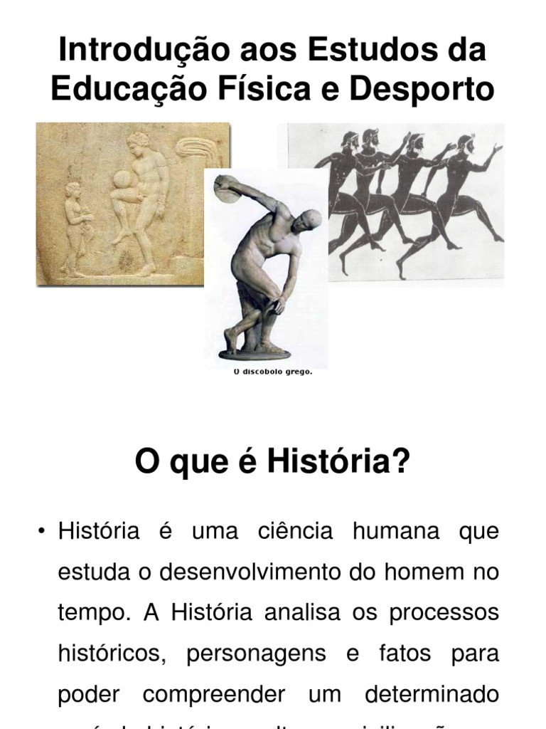 História da Educação Física Antiga | PDF | Ginástica | Atletismo (esporte)