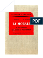 Morale (La) 01 Cours Préparatoire 160 Fiches de préparation Levesque-Leclercq 1960