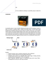 Calibration of Peristaltic Pump