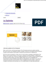 As Epístolas - Portal Da Teologia PDF